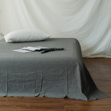 91家纺网 家纺一手货源 找家纺 （总）云上家纺 2018新款全棉色织精梳水洗棉床单