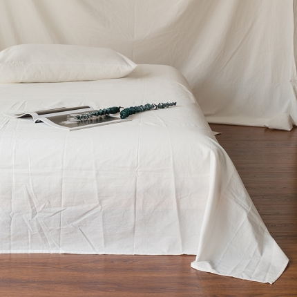 91家纺网 家纺一手货源 找家纺 （总）云上家纺 2018新款全棉色织精梳水洗棉床单