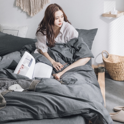 91家纺网 家纺一手货源 找家纺 （总）云上家纺 全棉水洗棉床笠款四件套