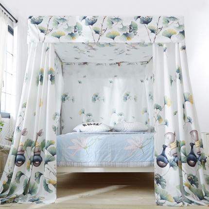 91家纺网 家纺一手货源 找家纺 （总）新太阳家纺 2018新品遮光防尘四季床幔