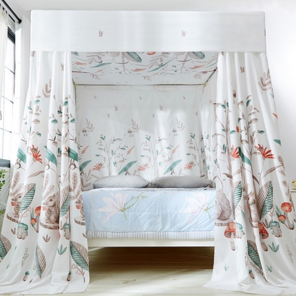 91家纺网 家纺一手货源 找家纺 （总）新太阳家纺 2018新品遮光防尘四季床幔