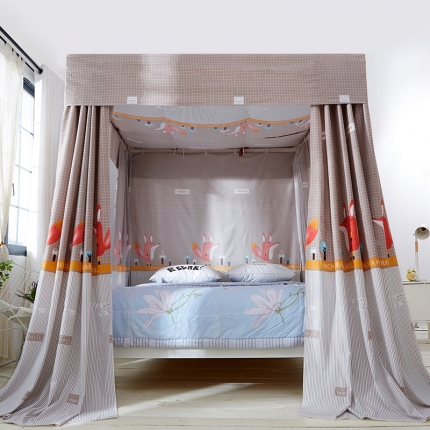 91家纺网 家纺一手货源 找家纺 （总）新太阳家纺 2018新品遮光防尘四季床幔