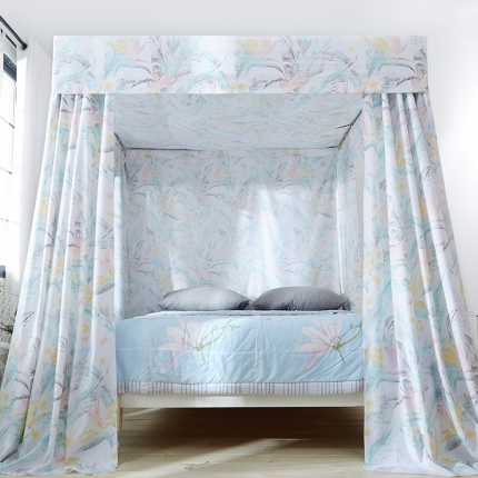 91家纺网 家纺一手货源 找家纺 （总）新太阳家纺 2018新品遮光防尘四季床幔