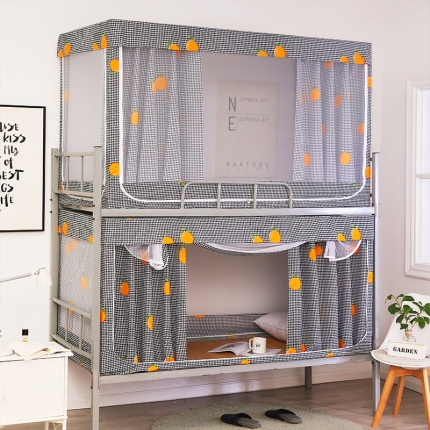 91家纺网 家纺一手货源 找家纺 新太阳 2022新款学生蚊帐 小橘子