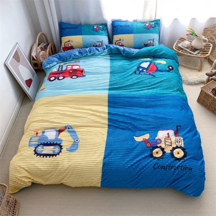 91家纺网 家纺一手货源 找家纺 （总）桃子家居家居 2019大版卡通-魔法绒+水晶绒