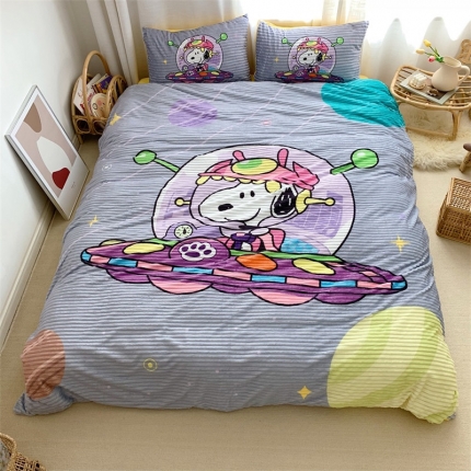 91家纺网 家纺一手货源 找家纺 （总）桃子家居家居 2019大版卡通-魔法绒+水晶绒