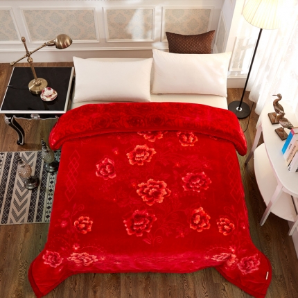 91家纺网 家纺一手货源 找家纺 （总）尚品绵羊毛毯 2025新品美丽印象系列毛毯