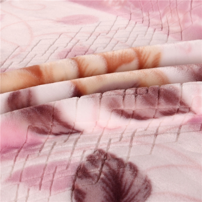 91家纺网 家纺一手货源 找家纺 尚品绵羊毛毯 2025新款仿木棉毛毯 866粉