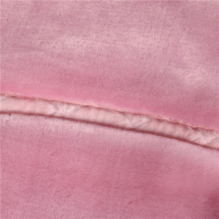 91家纺网 家纺一手货源 找家纺 尚品绵羊毛毯 2025新款仿木棉毛毯 866粉