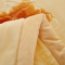 91家纺网 家纺一手货源 找家纺 尚品绵羊毛毯 2023新品美丽印象系列毛毯米黄色