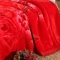 91家纺网 家纺一手货源 找家纺 尚品绵羊毛毯 2023新品月光系列毛毯1158大红