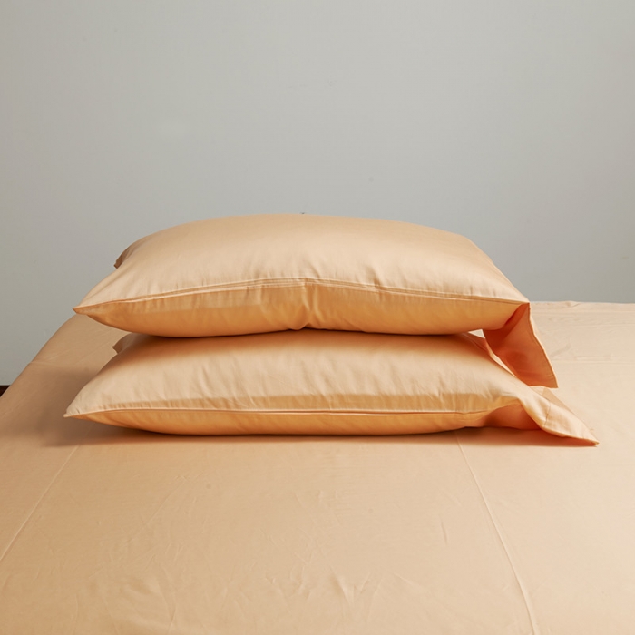 91家纺网 家纺一手货源 找家纺 （总）秀色 2019新款60S贡缎长绒棉纯色四件套