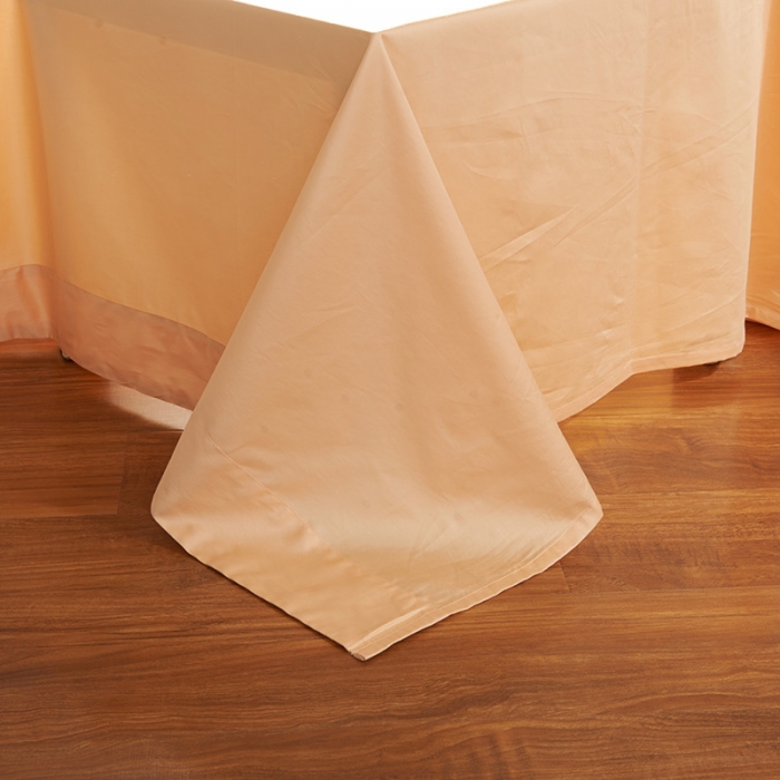 91家纺网 家纺一手货源 找家纺 （总）秀色 2019新款60S贡缎长绒棉纯色四件套