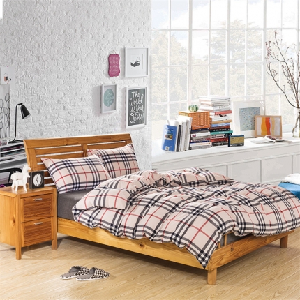 91家纺网 家纺一手货源 找家纺 （总）尚品本色 2022新款尚品本色水洗棉四件套 床单款