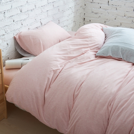 91家纺网 家纺一手货源 找家纺 （总）尚品本色 2022新款尚品本色针织棉四件套 床单款