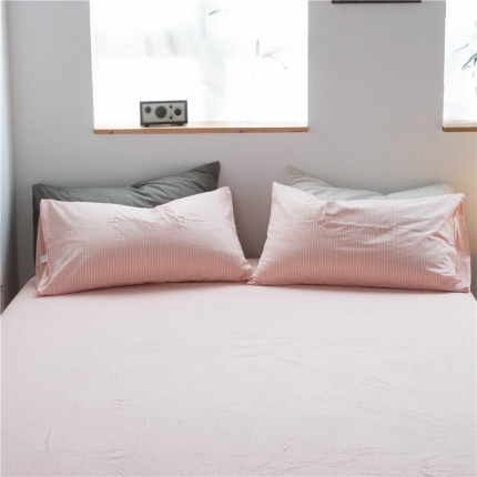 91家纺网 家纺一手货源 找家纺 （总）尚品本色 2022新款色织水洗棉单床笠