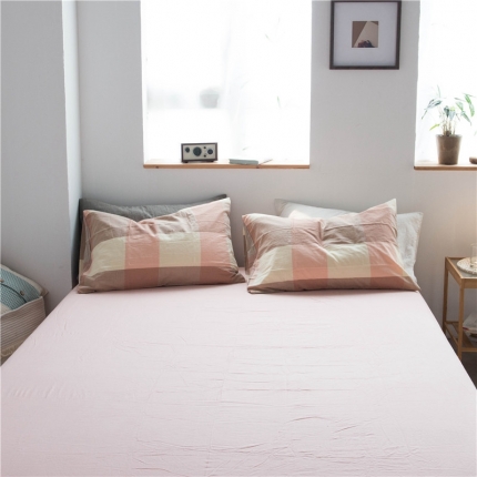 91家纺网 家纺一手货源 找家纺 （总）尚品本色 2022新款色织水洗棉单床单