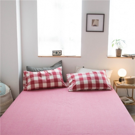 91家纺网 家纺一手货源 找家纺 （总）尚品本色 2022新款色织水洗棉单床单