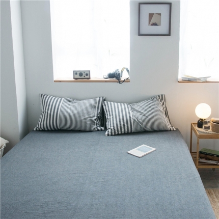 91家纺网 家纺一手货源 找家纺 （总）尚品本色 2022新款色织水洗棉单床单