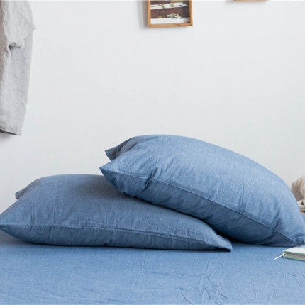 91家纺网 家纺一手货源 找家纺 （总）尚品本色 2022新款色织水洗棉枕套