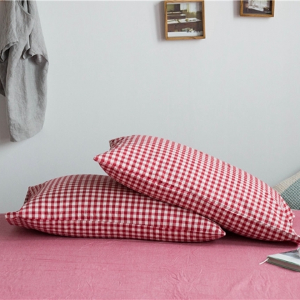 91家纺网 家纺一手货源 找家纺 （总）尚品本色 2022新款色织水洗棉枕套