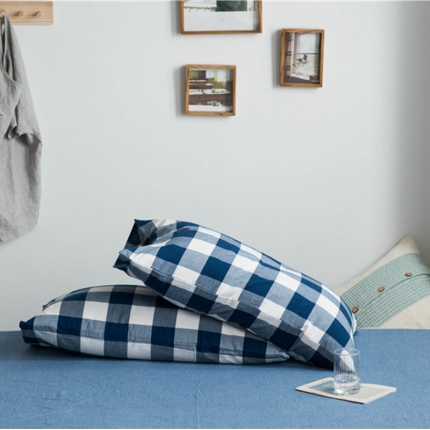 91家纺网 家纺一手货源 找家纺 （总）尚品本色 2022新款色织水洗棉枕套