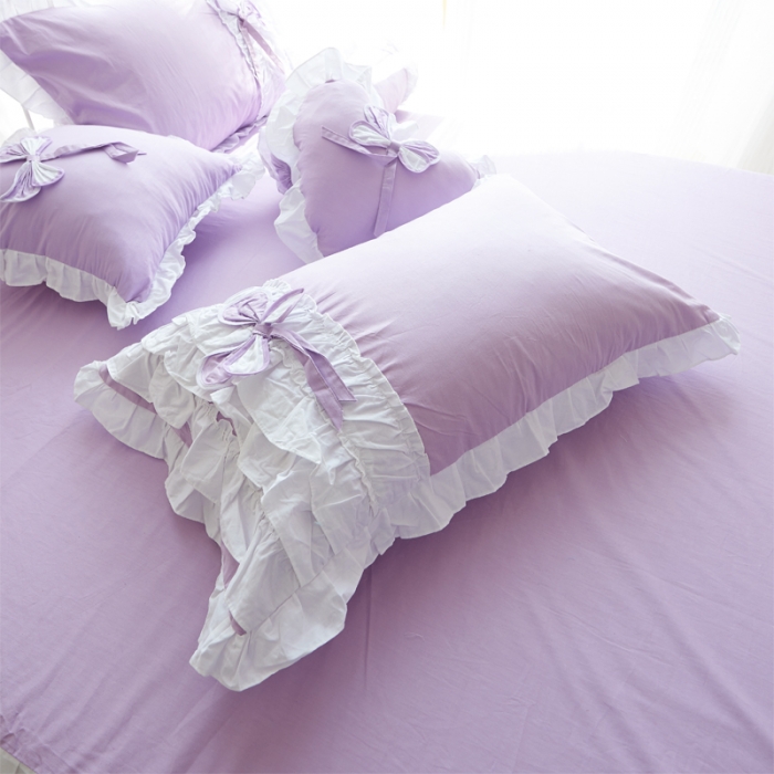 91家纺网 家纺一手货源 找家纺 （总）淑女公社家纺 13372纯棉斜纹四件套-少女梦