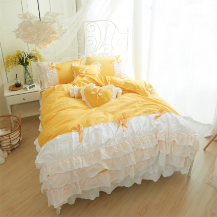 91家纺网 家纺一手货源 找家纺 （总）淑女公社家纺 13372纯棉斜纹四件套-少女梦