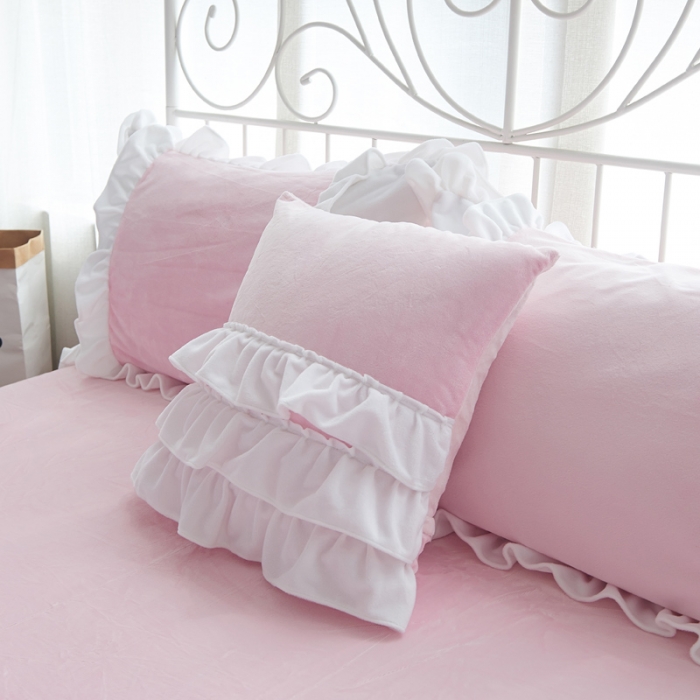 91家纺网 家纺一手货源 找家纺 （总） 淑女公社水晶绒微微公主床裙款