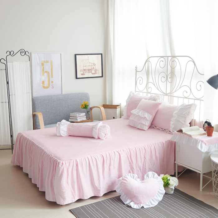 91家纺网 家纺一手货源 找家纺 （总） 淑女公社水晶绒微微公主床裙款