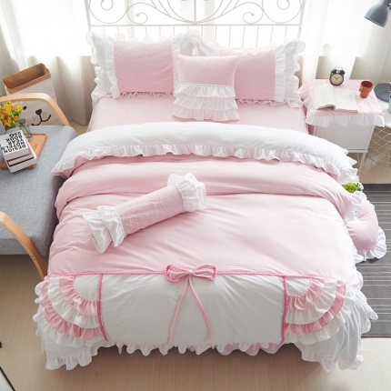 91家纺网 家纺一手货源 找家纺 （总） 淑女公社水晶绒微微公主床裙款