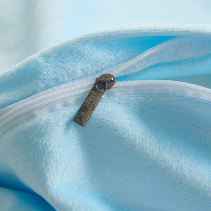 91家纺网 家纺一手货源 找家纺  淑女公社水晶绒微微公主床裙款  天蓝色