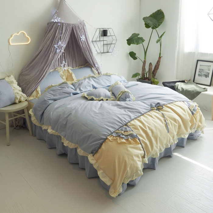 91家纺网 家纺一手货源 找家纺 （总）淑女公社 薇薇公主韩版全棉四件套