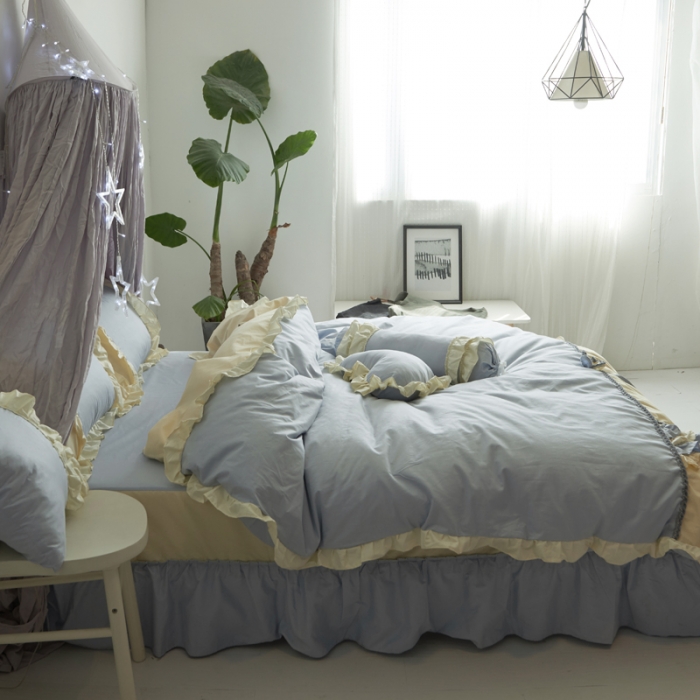 91家纺网 家纺一手货源 找家纺 （总）淑女公社 薇薇公主韩版全棉四件套