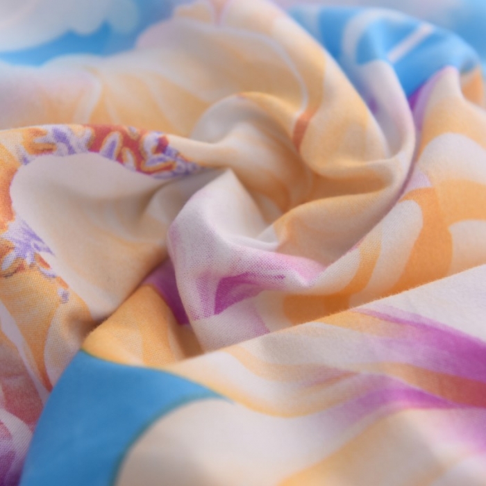 91家纺网 家纺一手货源 找家纺 甜之梦家纺 2025新款全棉磨毛四件套 天使宝贝-兰