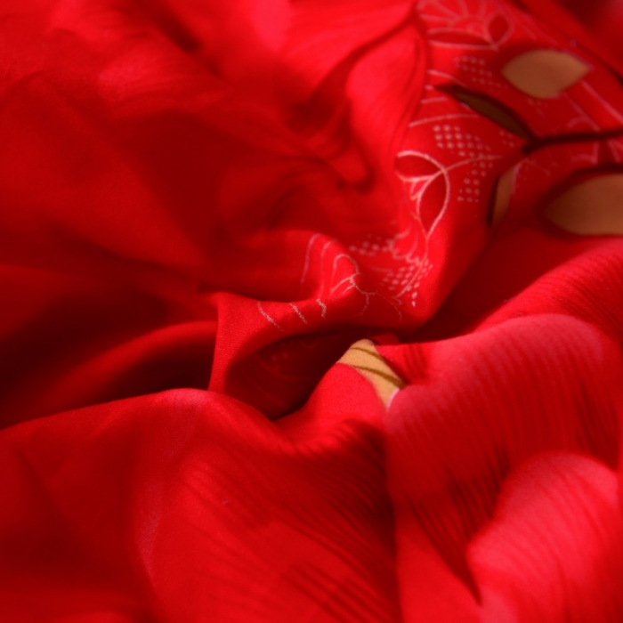 91家纺网 家纺一手货源 找家纺 甜之梦家纺 2025新款全棉磨毛四件套 百年好合-红