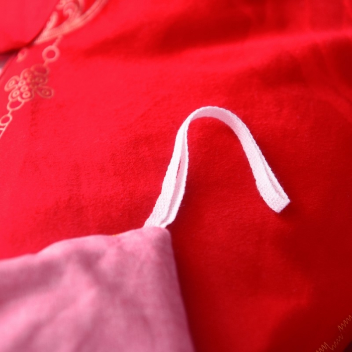 91家纺网 家纺一手货源 找家纺 甜之梦家纺 2025新款全棉磨毛四件套 百年好合-红