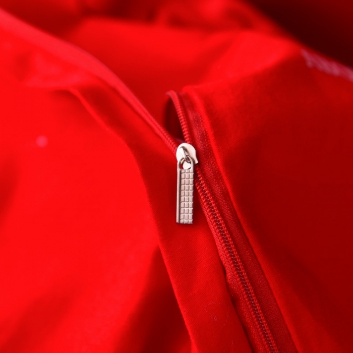 91家纺网 家纺一手货源 找家纺 甜之梦家纺 2025新款全棉磨毛四件套 久久玫瑰-红