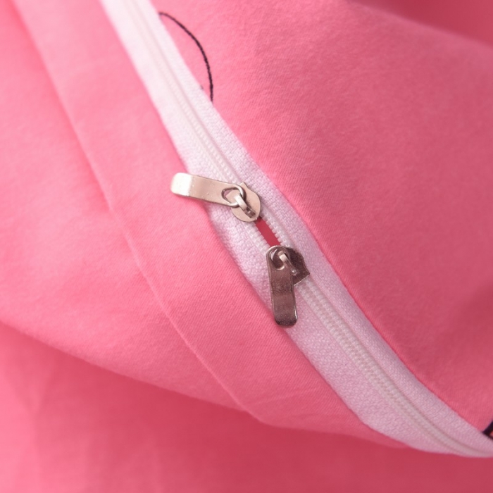 91家纺网 家纺一手货源 找家纺 甜之梦家纺 2025新款全棉磨毛四件套 罗曼蒂克-粉