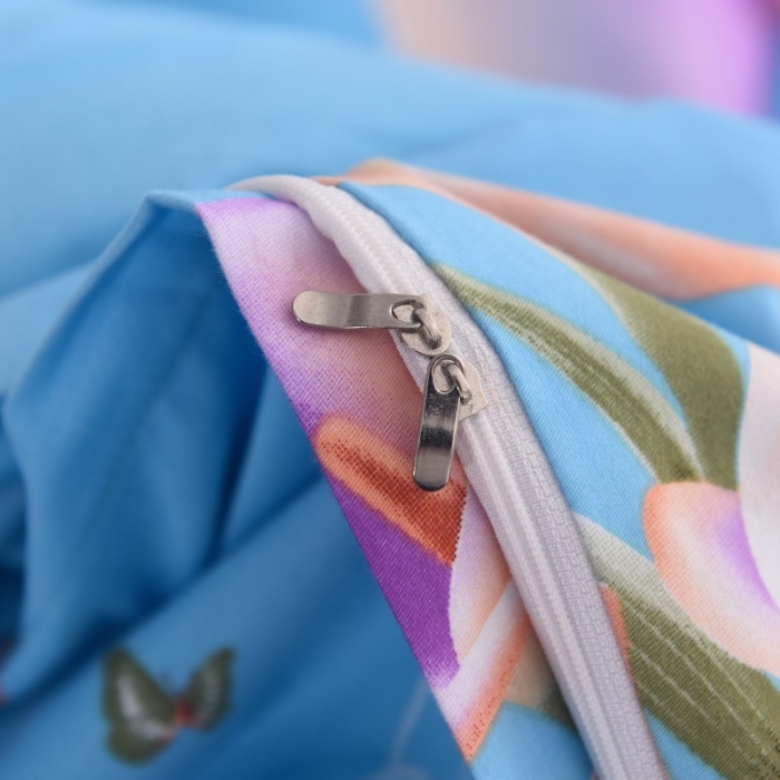 91家纺网 家纺一手货源 找家纺 甜之梦家纺 2025新款全棉磨毛四件套 思念-兰