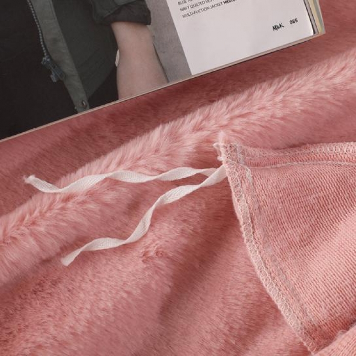 91家纺网 家纺一手货源 找家纺 （总）甜之梦 2025新款兔兔绒床裙款保暖四件套