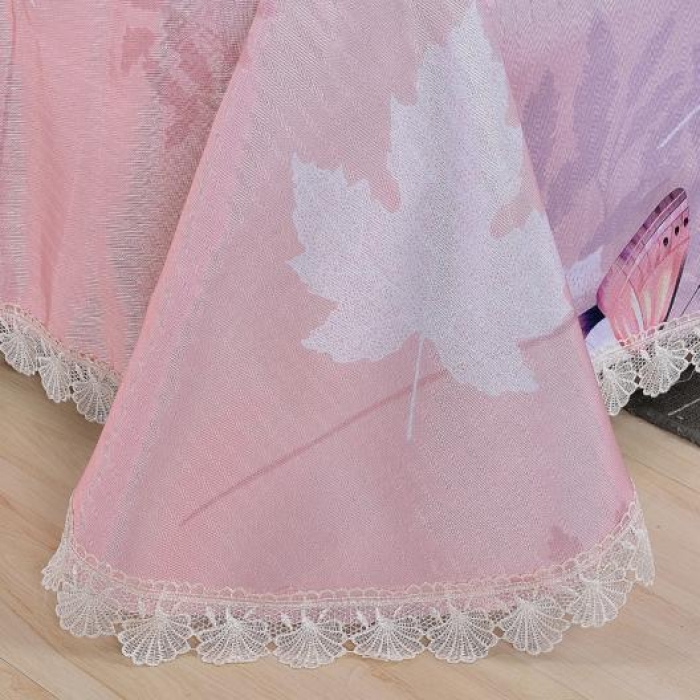 91家纺网 家纺一手货源 找家纺 （总）甜之梦家纺 2019新款可机洗花边冰丝凉席三件套