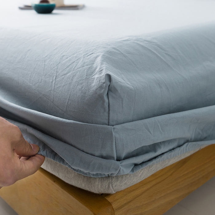 91家纺网 家纺一手货源 找家纺 （总）蓝巢家纺 水洗棉全棉单品系列床笠