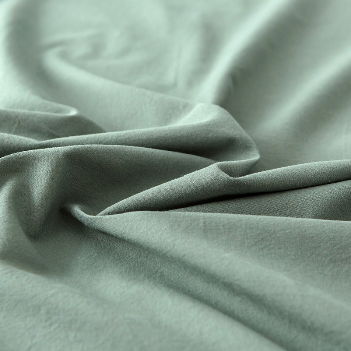 91家纺网 家纺一手货源 找家纺 蓝巢家纺 水洗棉全棉单品系列床单 复古绿