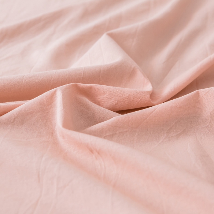91家纺网 家纺一手货源 找家纺 蓝巢家纺 水洗棉全棉单品系列床单 浅粉