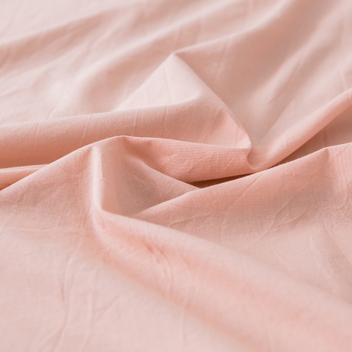 91家纺网 家纺一手货源 找家纺 蓝巢家纺 水洗棉全棉单品系列床笠 浅粉