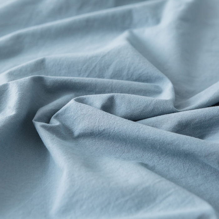 91家纺网 家纺一手货源 找家纺 蓝巢家纺 水洗棉全棉单品系列床单 湖蓝