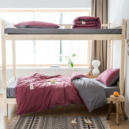 91家纺网 家纺一手货源 找家纺 （总）蓝巢家纺 全棉水洗棉学生季三件套