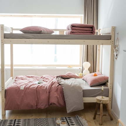 91家纺网 家纺一手货源 找家纺 （总）蓝巢家纺 全棉水洗棉学生季三件套