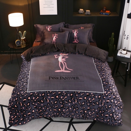 91家纺网 家纺一手货源 找家纺 （总）佰亿莱 大版法莱绒四件套